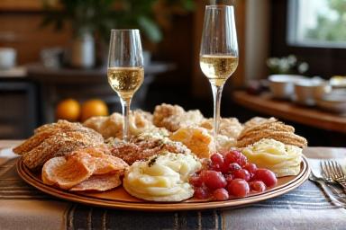 Frühstücksetagere Arrangement